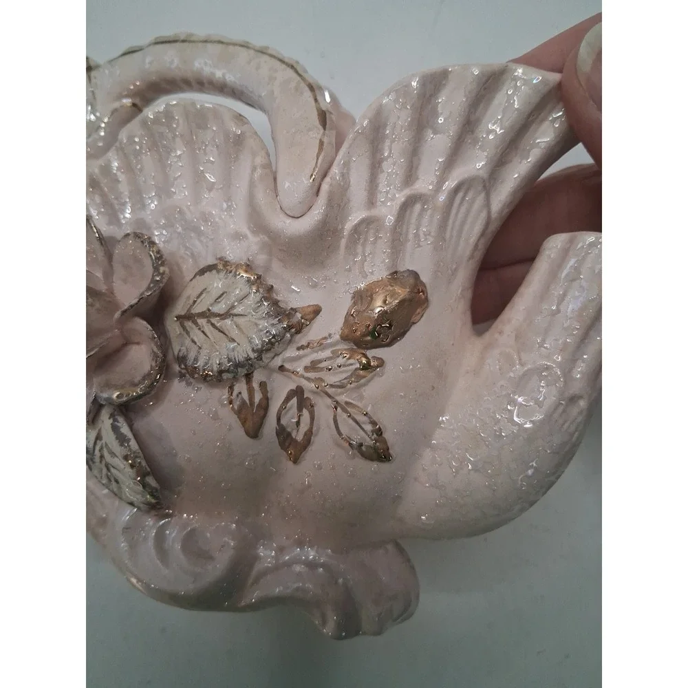 Bridal Decor VTG Teapot Pitcher Pink Opalescent Teapot Vase Beautiful!